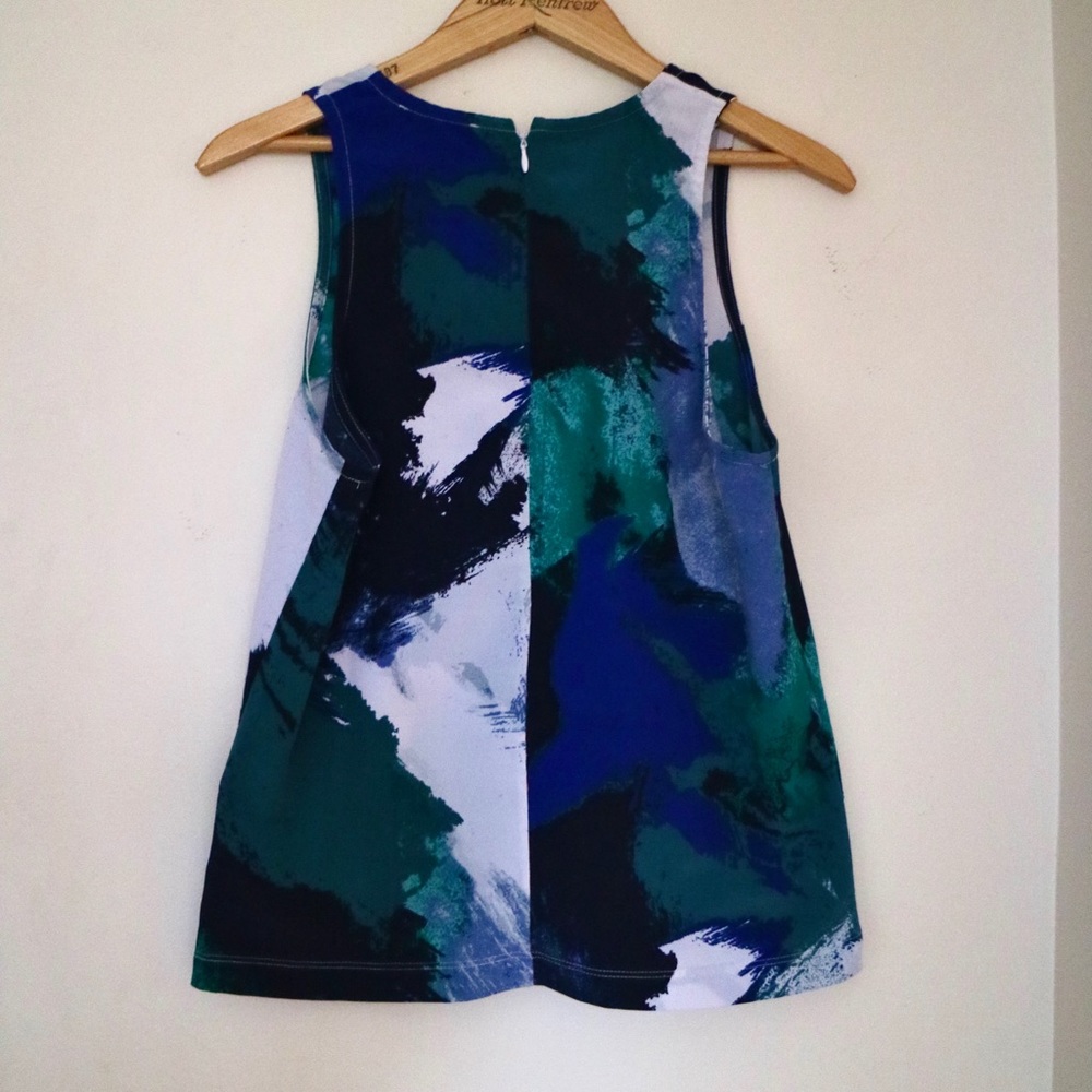 Halston Watercolour Tank Top/Shell - Picture 2 of 6